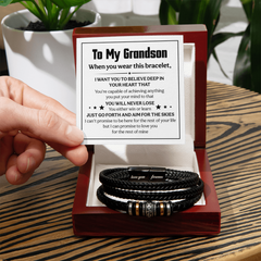 Love You Forever Believe Deep (To My Grandson) – Bracelet